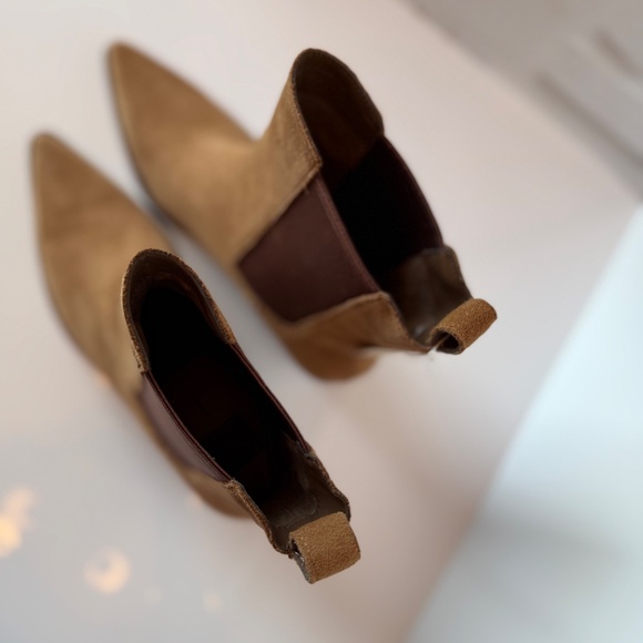 Dolce Vita Shadie H2O Waterproof Suede Ankle Boots | Brown | Size 9 - Picture 5 of 5